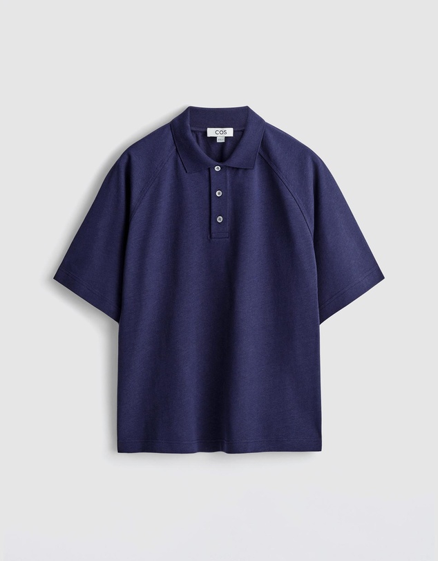 COS - Relaxed Cotton-Linen Polo Shirt