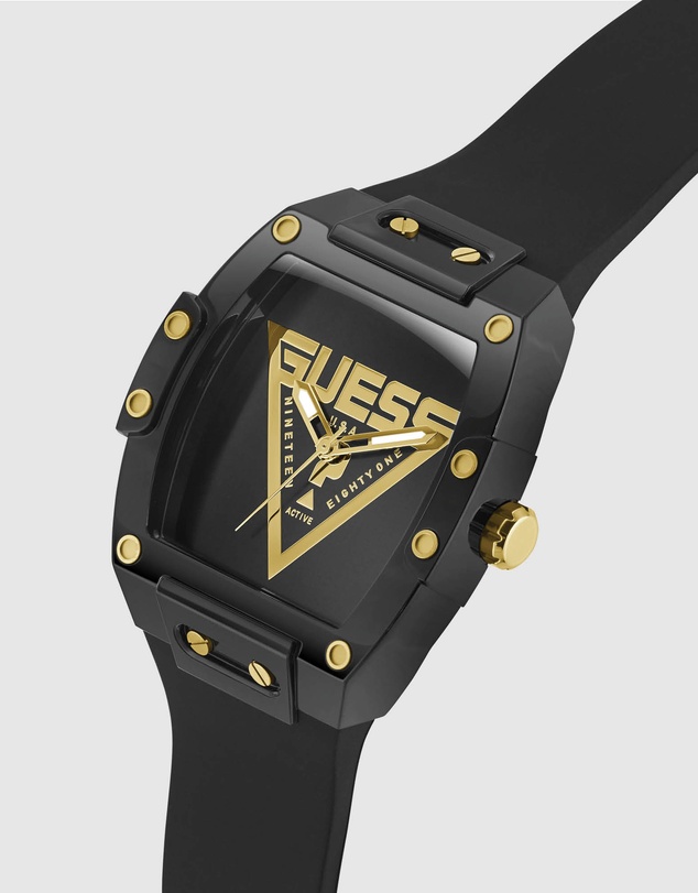 GUESS - GUESS Men's Black Analogue Watch