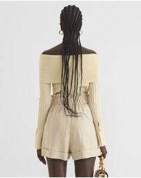 Zerafima - Grasslands Off The Shoulder Top