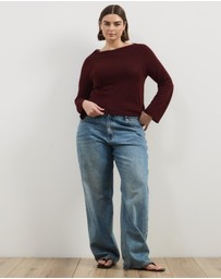 Atmos&Here Curvy - Bella Fine Knit Top