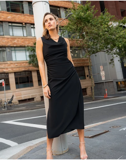 Forcast - Serena Cowl Neck Dress