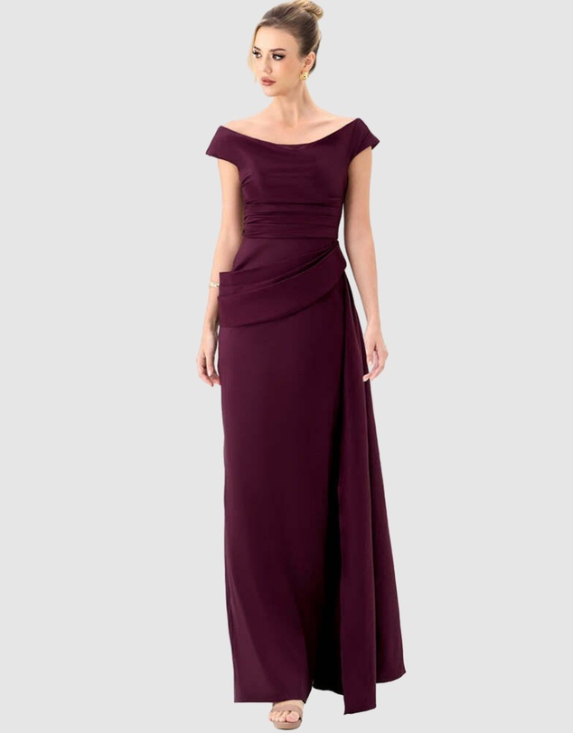 Bariano - Wallace Off Shoulder Gown