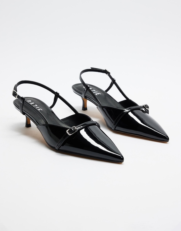 Dazie - Jane Pointed Toe Kitten Heels