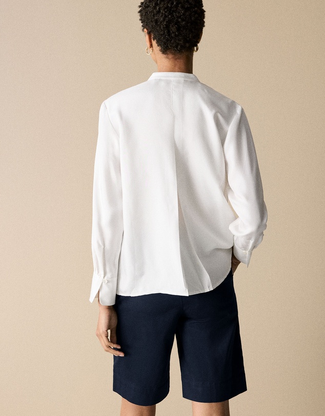 Trenery - Stretch Cotton Twill Walker Short in Night Sky