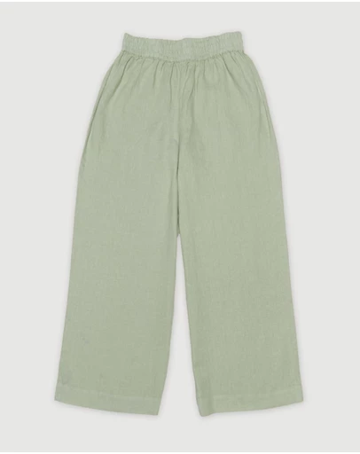 Revibe - Repaired Assembly Label Linen Pant
