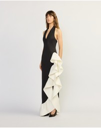 TOJHA - HALIMA CONTRAST MAXI GOWN