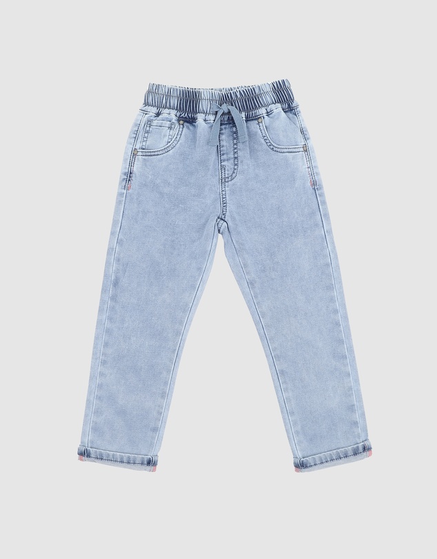 Bebe by Minihaha - Flossy Knit Denim Pull On Jeans 3-7 Yrs