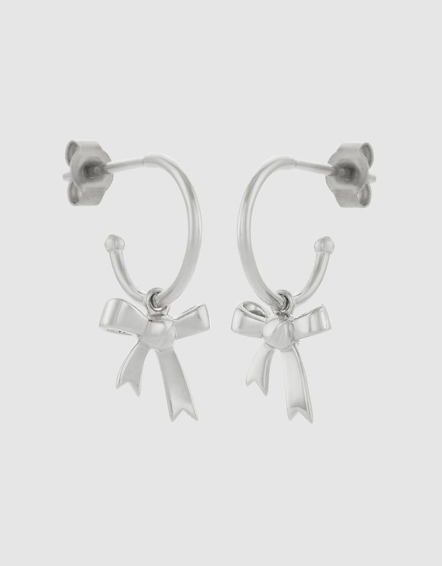 Karen Walker - Bow Hoop Earrings