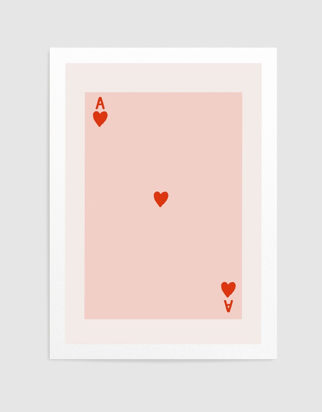 Olive et Oriel - Ace Of Hearts by Treechild Art Print