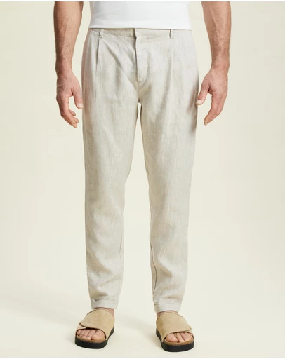AERE - Linen Pleated Pants