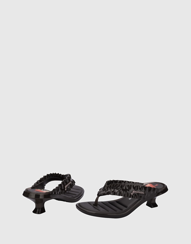 Melissa - MELISSA THONG KITTEN HEEL + GANNI