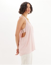 Amelius - Sabine Side Button Top
