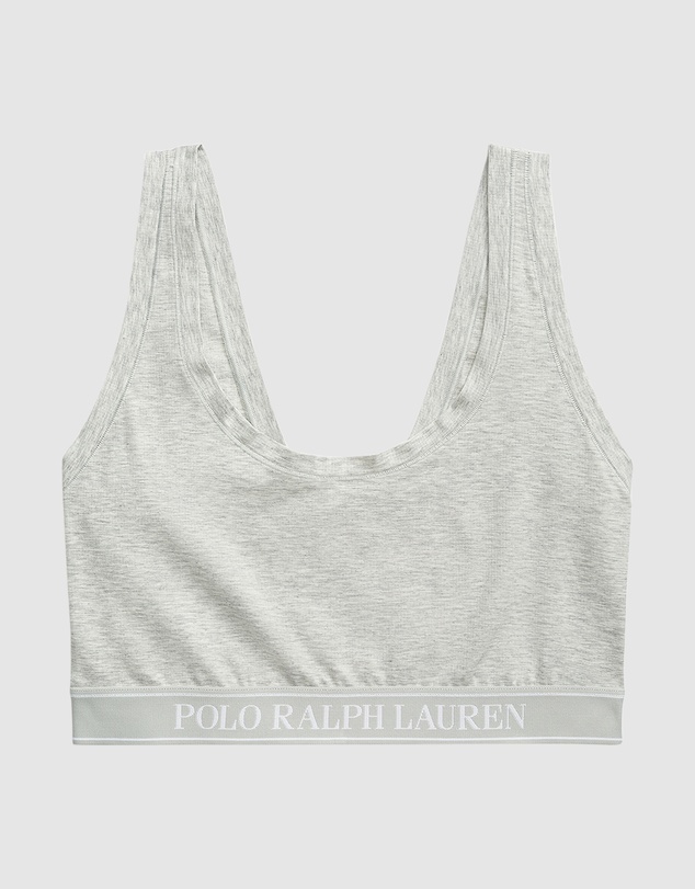 Polo Ralph Lauren - Polo Essentials Cotton Blend Cropped Tank Top Bra