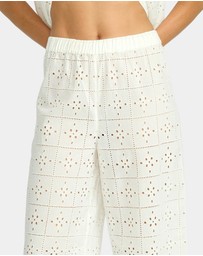 Billabong - Womens Eyelet Crush Cover Up Pants