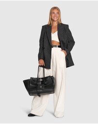 Belle & Bloom - Big Brother Talk Wool Blend Blazer