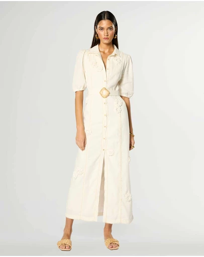 Winona - Rosalind Belted Midi Dress 