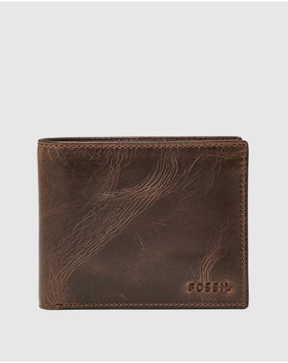 Fossil - Derrick Dark Brown Bifold Wallet