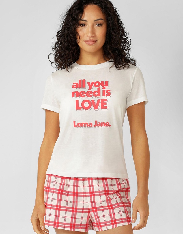 Lorna Jane - All You Need Is Love Pyjamas T-Shirt