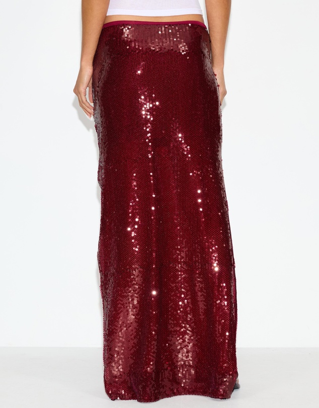 Dazie - On Display Sequin Maxi Skirt