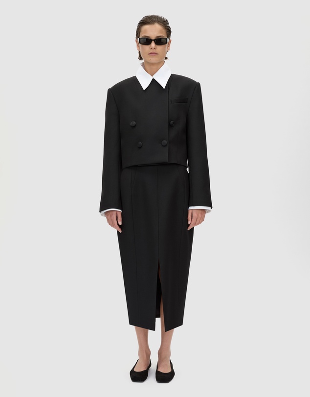 CAMILLA AND MARC - Caius Collarless Cropped Blazer