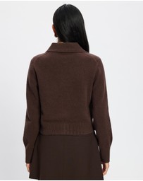 & Other Stories - Knitted Collar Cardigan