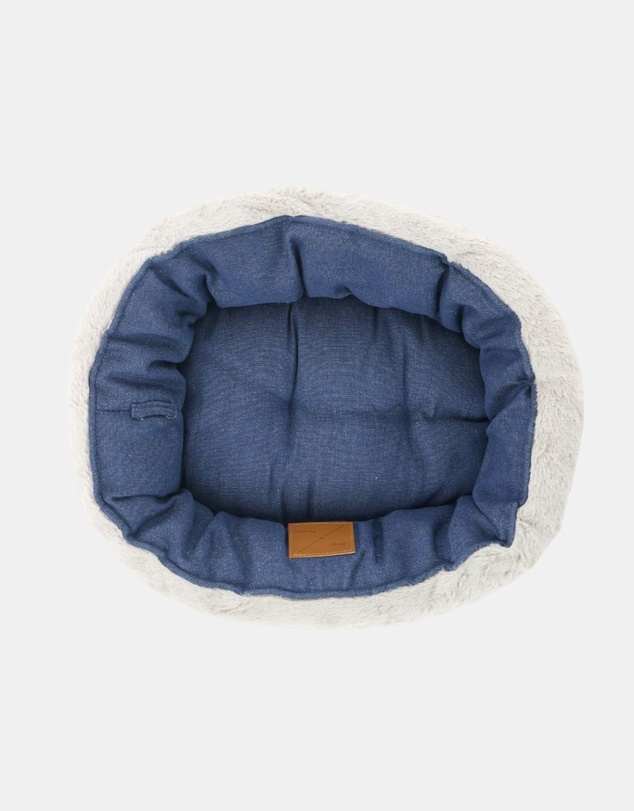 Mog & Bone - Reversible Cat Bed - Blue Denim