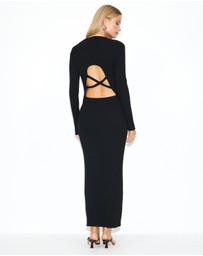 Dazie - Sahara Open Back Knit Maxi Dress