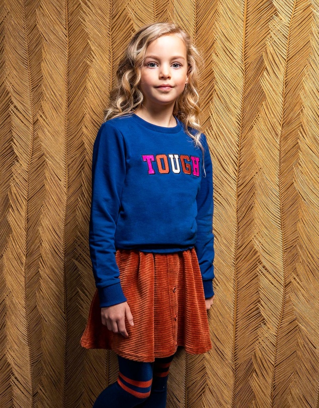 B.Nosy - Ruffle Corduroy Velour Skirt - Kids-Teens