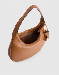 Evity - Maisy Leather Tassel Shoulder Bag