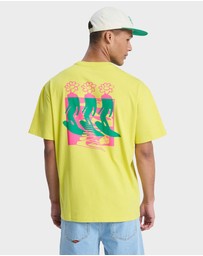 Quiksilver - Mens Sunflowers Surfing T-Shirt