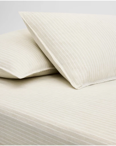 Country Road - Skye Linen King Fitted Sheet