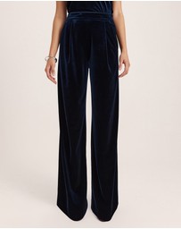 SABA - Lea Velvet Pleat Front Pant