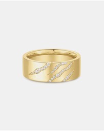 Ania Haie - Ania Haie Gold Tiger Stripe Band
