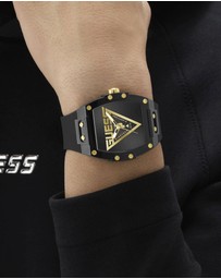 GUESS - GUESS Men's Black Analogue Watch