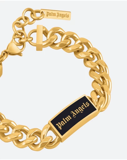 Palm Angels - Martino GP Plaque Chain Bracelet