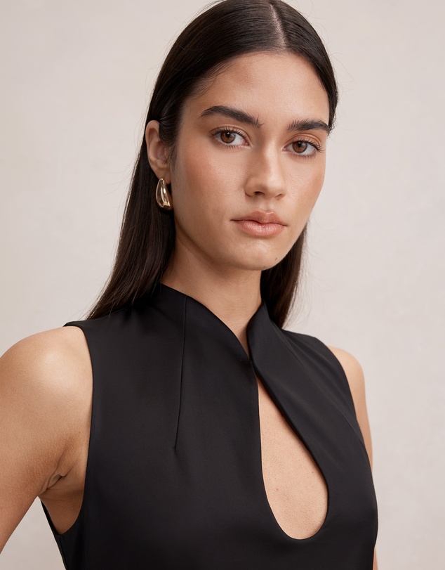 Forever New - Jade Keyhole Satin Mini Dress