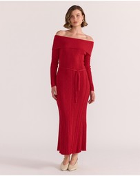 Staple the Label - Luna Off Shoulder Knit Dress