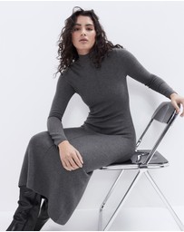 UNISON - High Neck Knit Dress