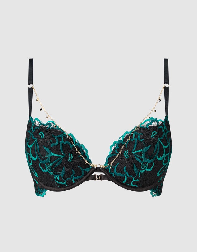 Ann Summers - Midnight Seduction Padded Plunge Bra