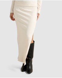 Forever New - Maribella Ribbed Maxi Skirt