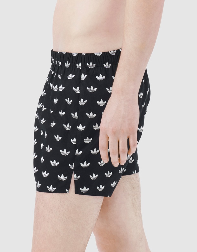 adidas Originals - 2 Pack Comfort Core Cotton Icon Woven Boxer Underwear