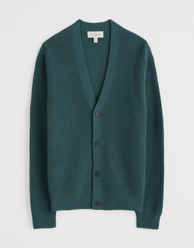 Seasalt - Men's Scott's Quay Waffle Knit Cardigan