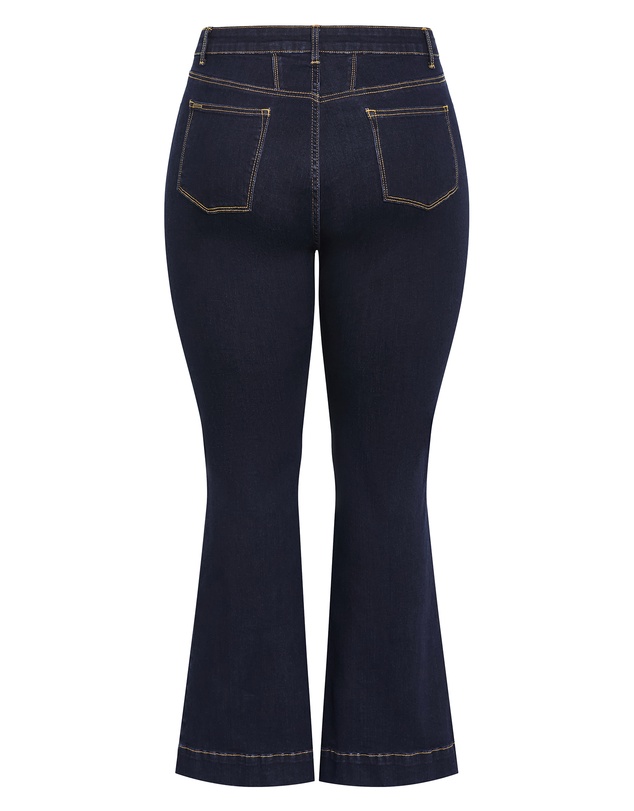 City Chic - Asha Fit Jasmin Flare Leg Regular Jean