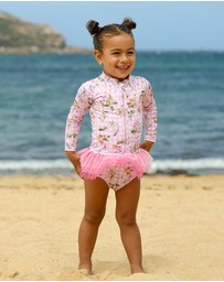 Aqua Blu Kids - Robin Long Sleeve One Piece - Babies