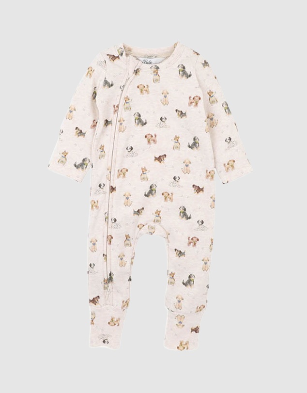 Bebe by Minihaha - Otto Organic LS Zipsuit - Babies