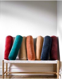 Aura Home - Velvet Bolster 60cm x 18cm