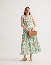 Oxford - Marion Chintz Floral Dress