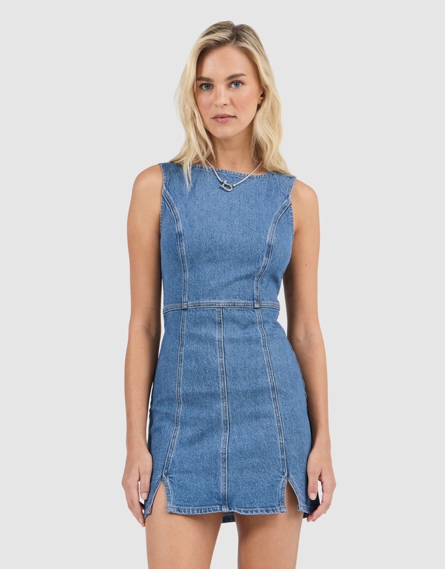 Rolla's - Carmen Denim Dress Mini Canyon Stone