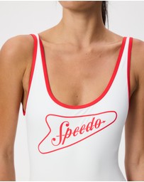 Speedo - Solid Bound Scoop Swimsuit