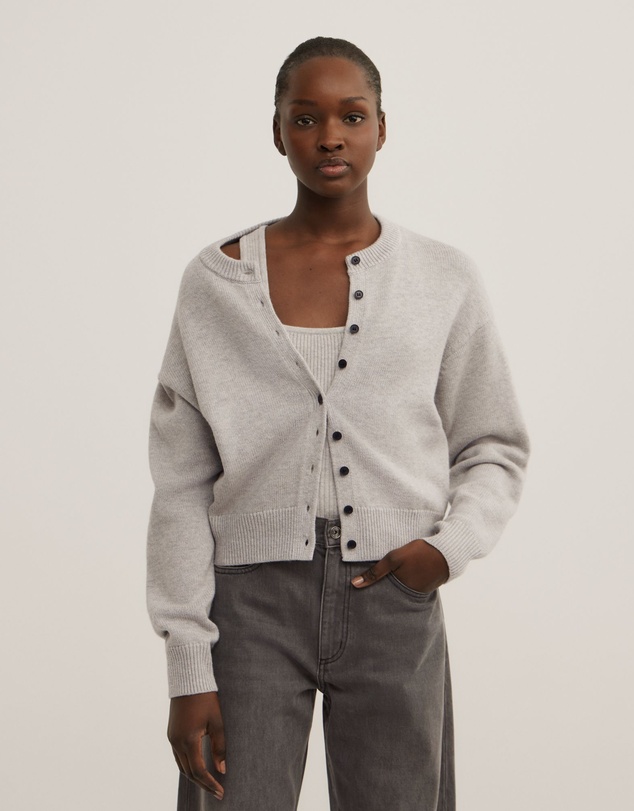 Witchery - Crew Neck Button Cardigan